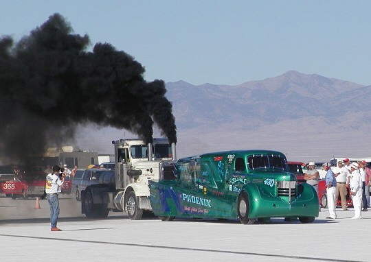 These trucks wouldn't pass smog, even from 300 miles away.